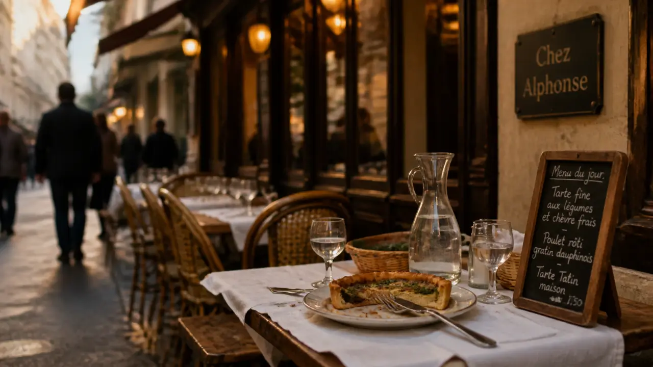 Chez Alphonse - restaurant français Paris 14, terrasse