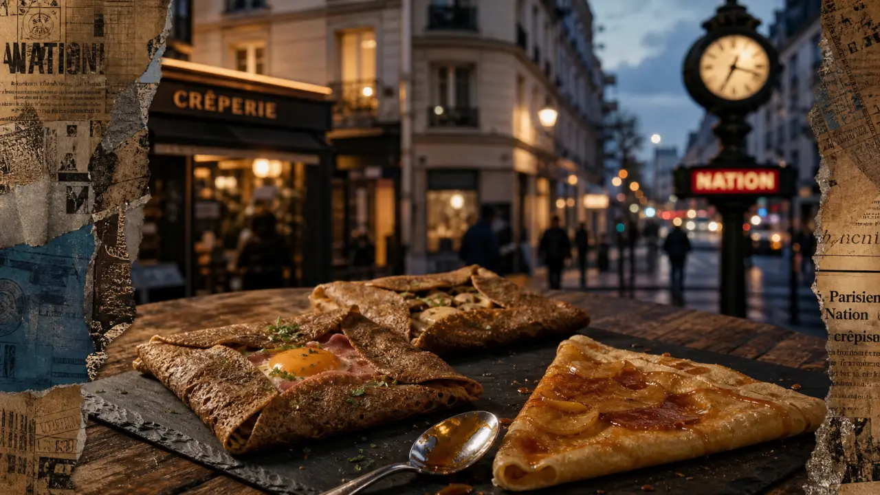 Creperie nation : galettes bretonnes à réserver près de la place de la Nation