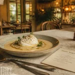 dame augustine : bistronomie créative, velouté de légumes aux Gobelins