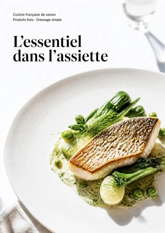 Chez Alphonse - restaurant français Paris 14, plat de cuisine française de saison