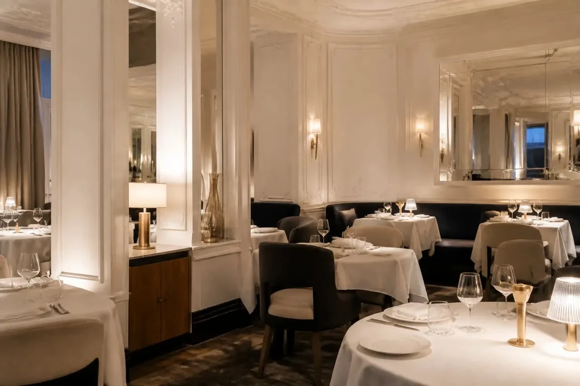 Restaurant Laurent Paris, salle élégante pour dîner haut de gamme