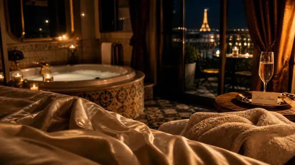 Hotel love paris : love room avec jacuzzi privatif à Paris