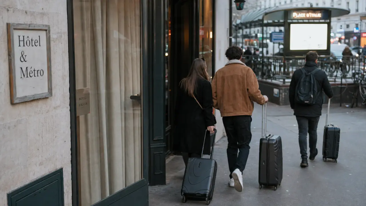 Hôtel place d italie : voyageurs près du métro à pied, calme