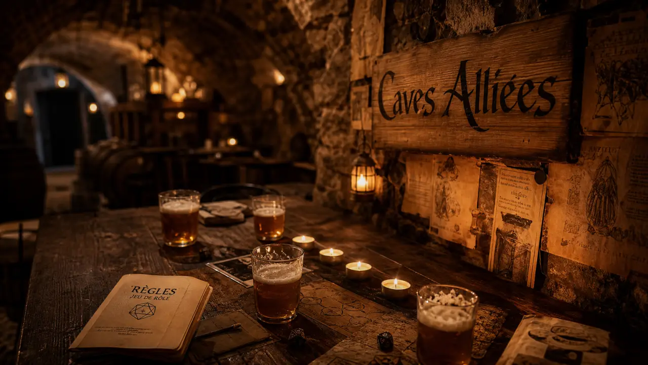 Les Caves Alliées rue Grégoire de Tours à Paris : cave voûtée