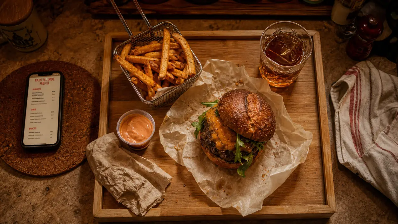 pain viande paris 20 : burgers et frites en livraison