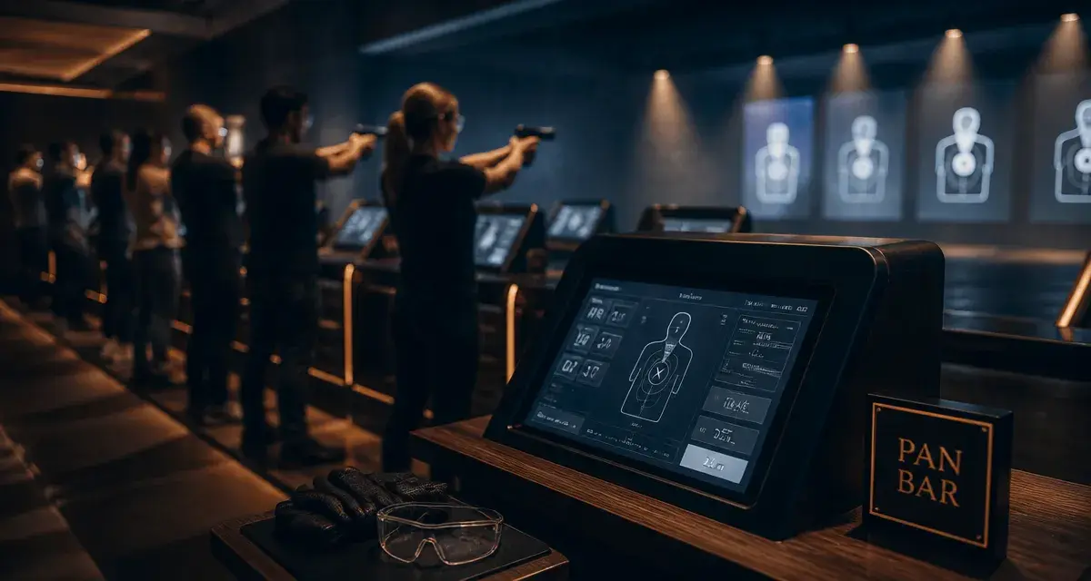 pan bar paris : simulateur de tir virtuel dans un bar