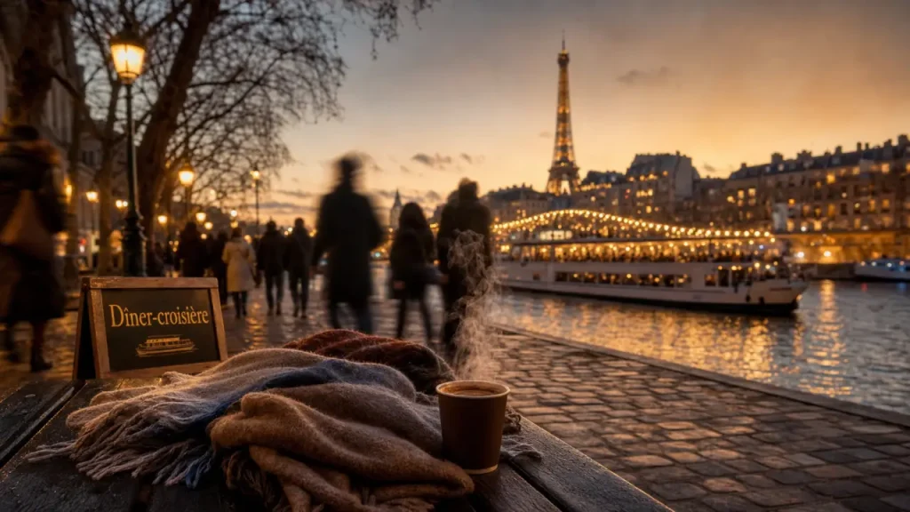Paris a Noel : croisière illuminée sur la Seine à Paris