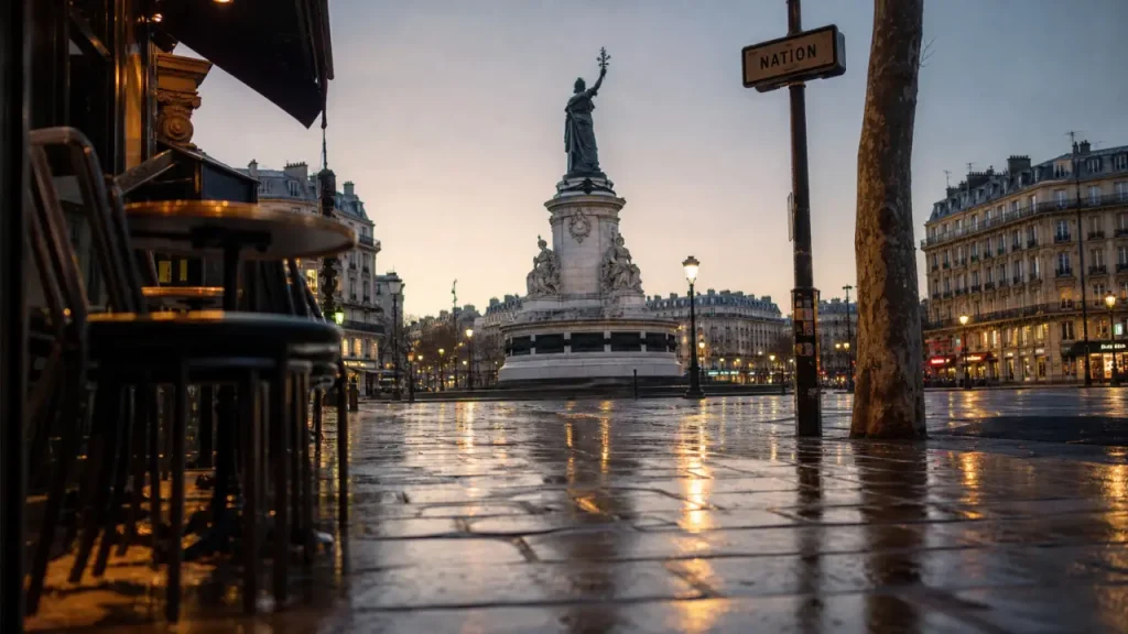 Quartier Nation, Triomphe de la République au lever du jour