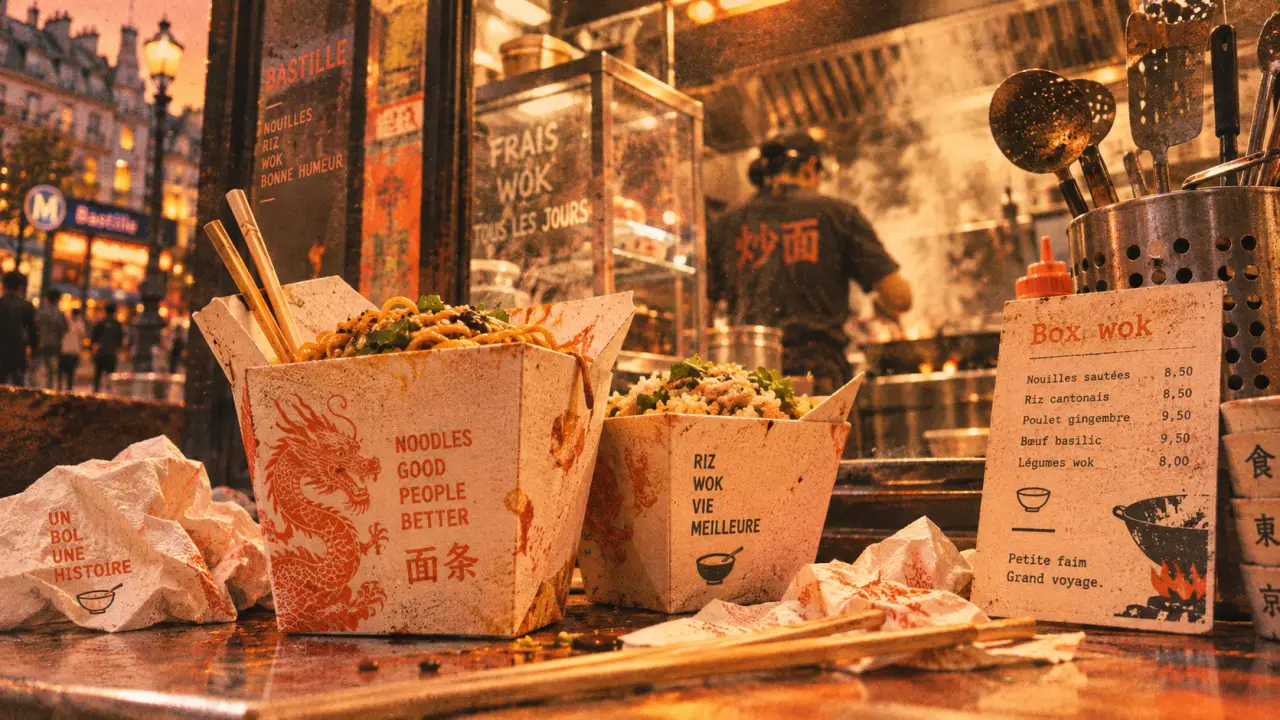 Chopstix - noodle bar paris 12 : box wok près de Bastille