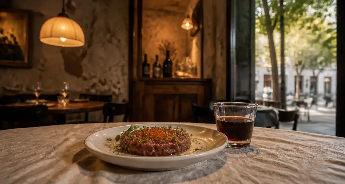 Dandelion Paris : tartare de bœuf signature et vin naturel