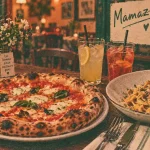 Mamazini restaurant paris : pizza italienne halal sans alcool près de Rosa Parks