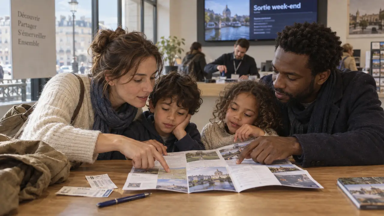 Sortie week end paris famille : planning en salle à Paris