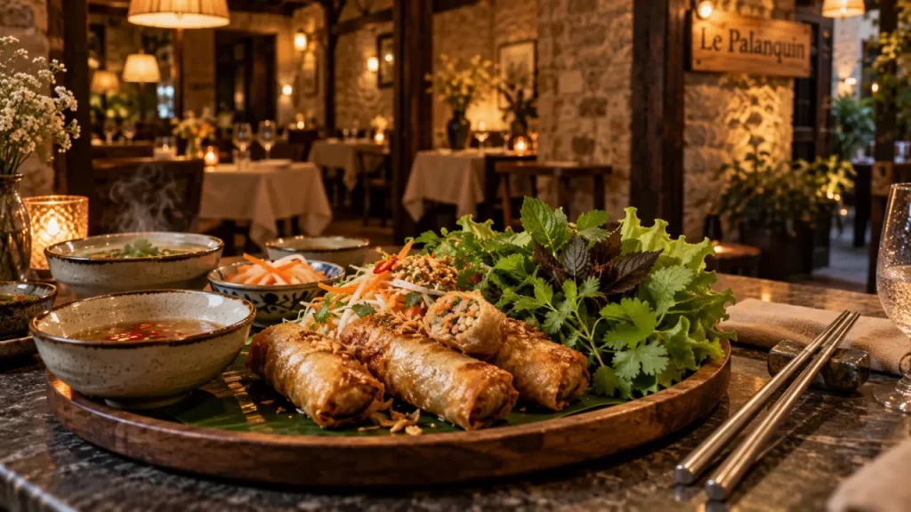 Palanquin restaurant Paris : nems et cuisine vietnamienne aux Ternes