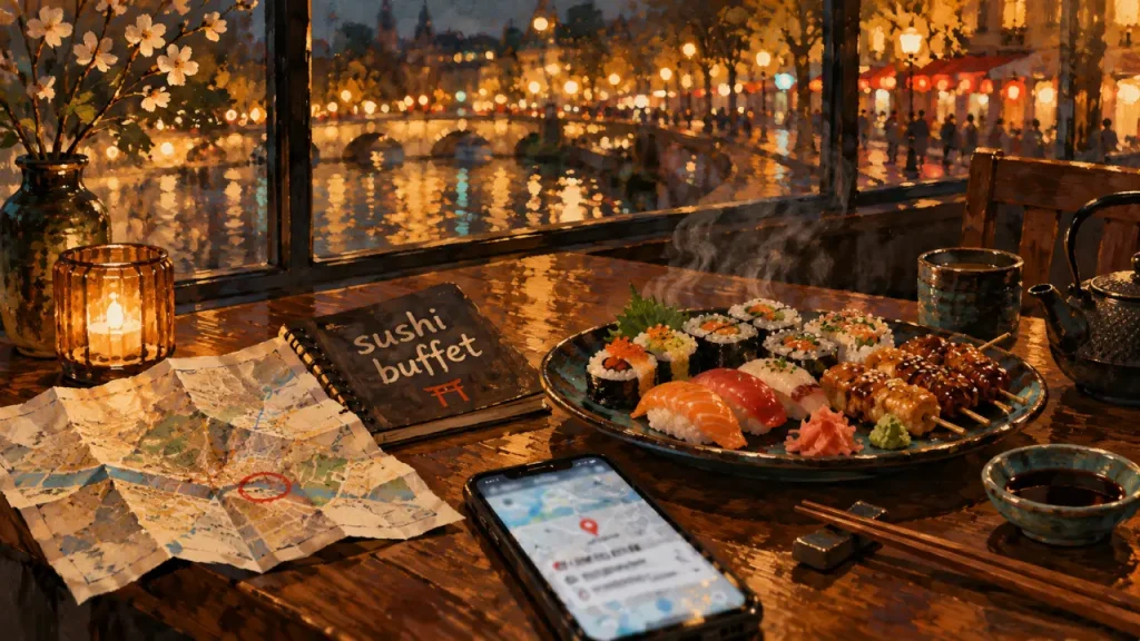 Sushi buffet - restaurant de sushi paris 10, adresse et tarifs